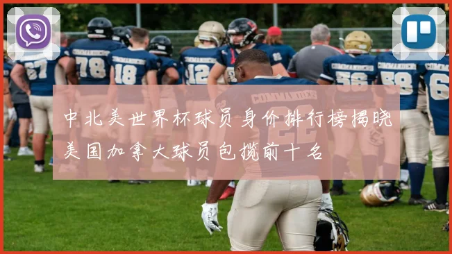 中北美世界杯球员身价排行榜揭晓美国加拿大球员包揽前十名